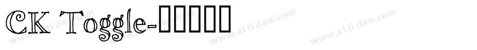 CK Toggle字体转换